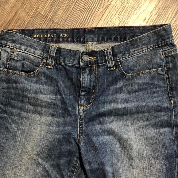 Women’s Talbots High Rise Boyfriend Jeans Sz 8 - Picture 2 of 4